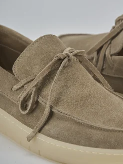 Mocassini camoscio beige
