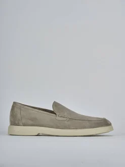 Mocassini camoscio beige