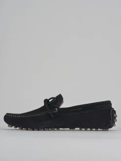 Mocassini camoscio blu