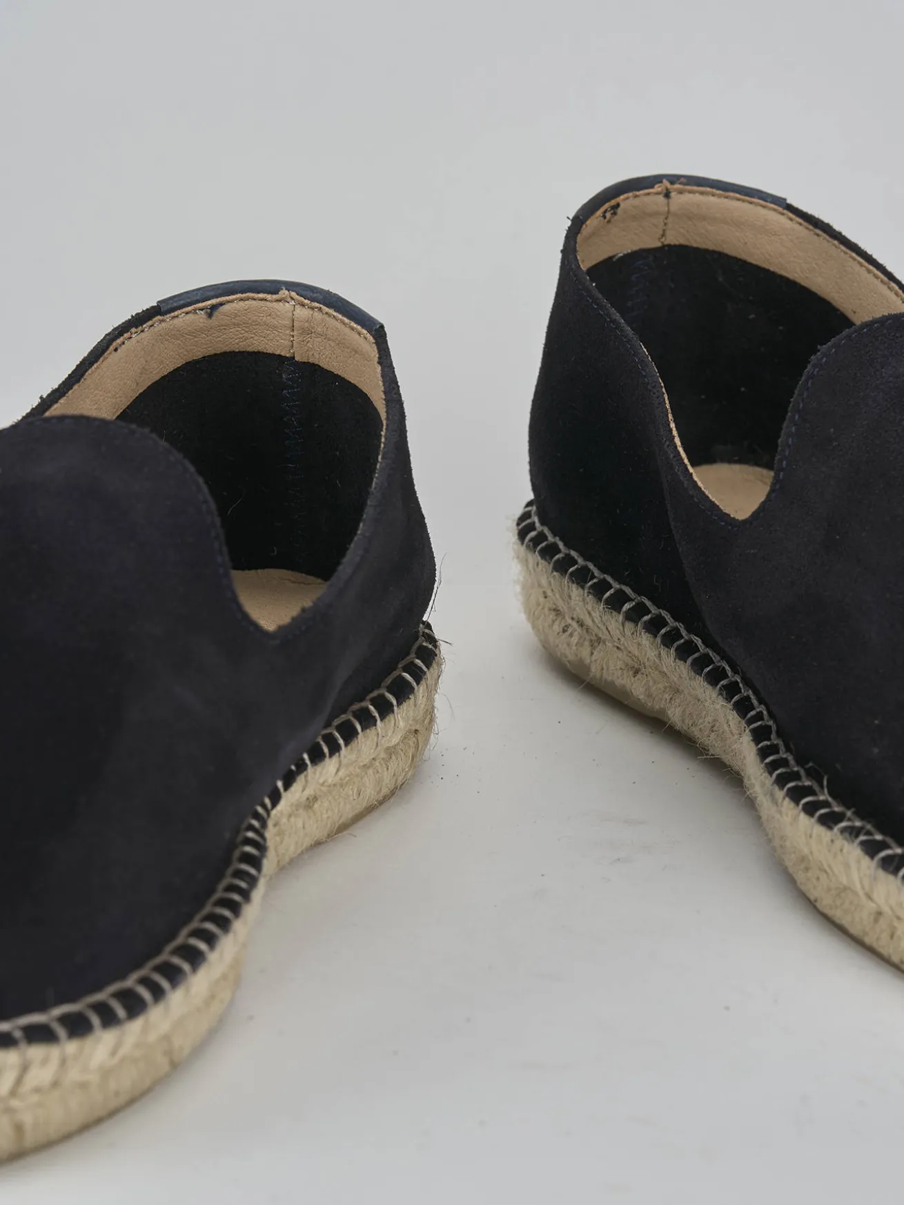 Mocassini camoscio blu