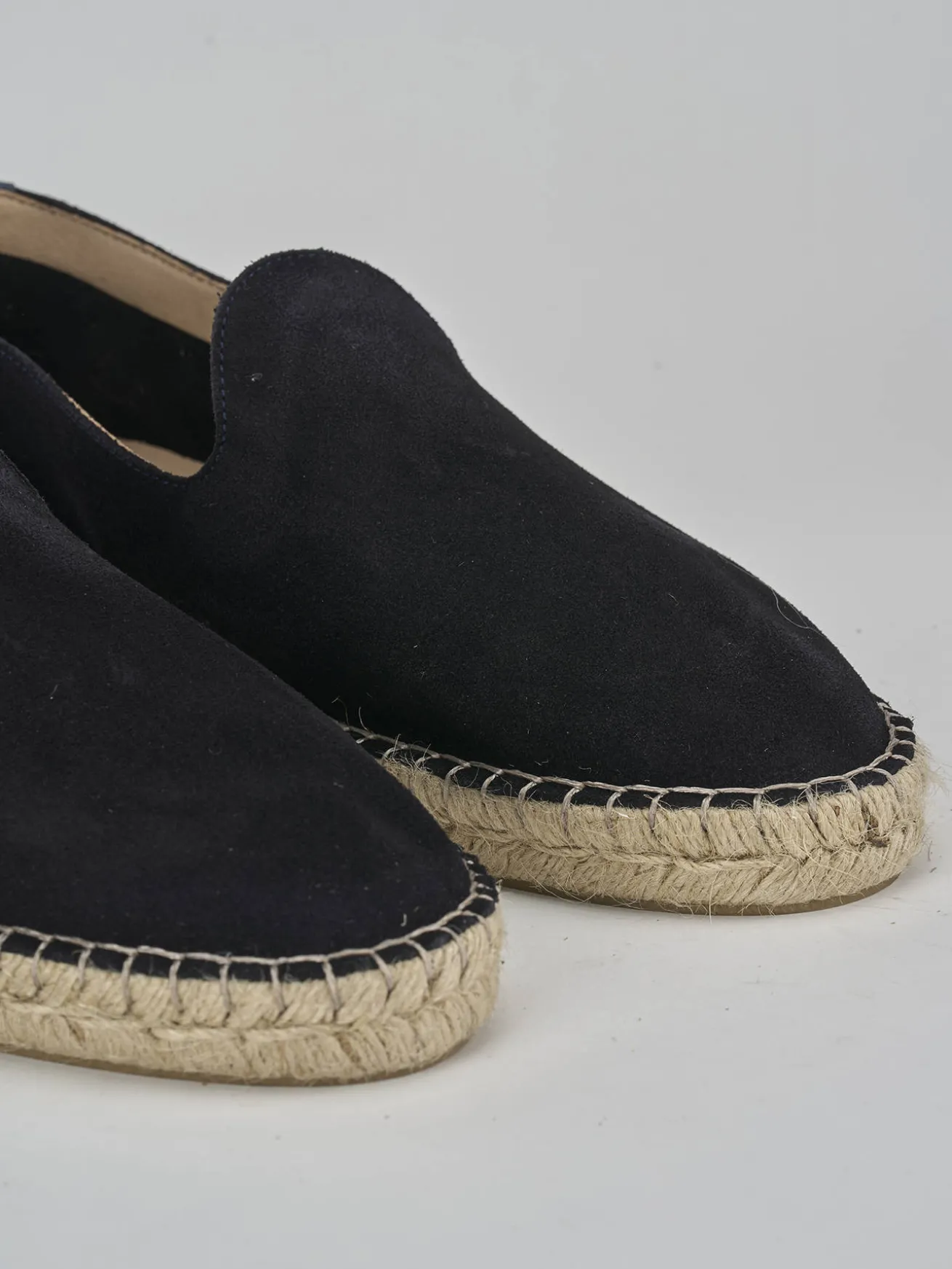 Mocassini camoscio blu