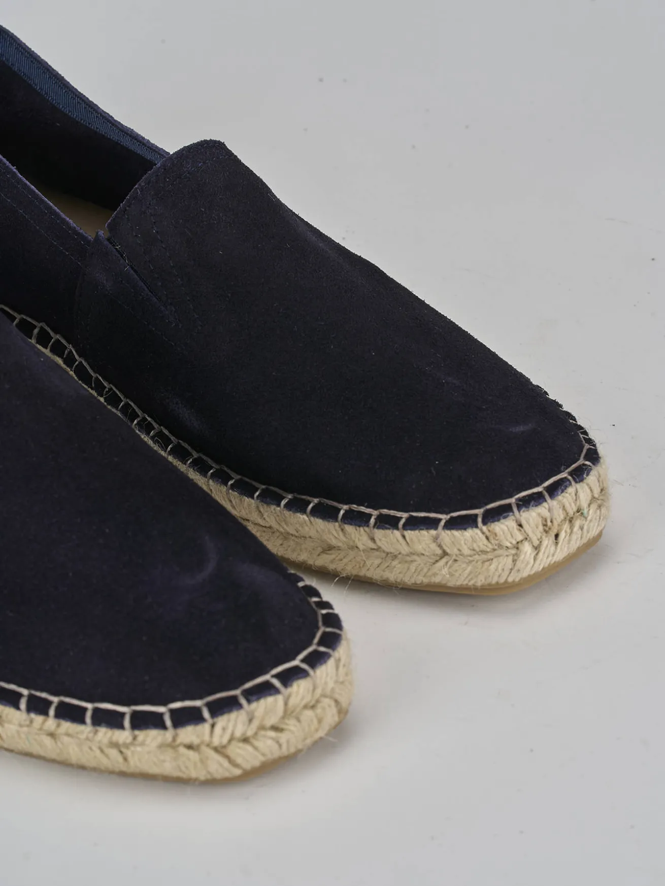 Mocassini camoscio blu