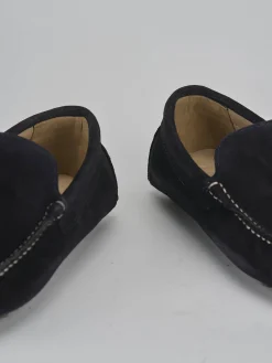 Mocassini camoscio blu