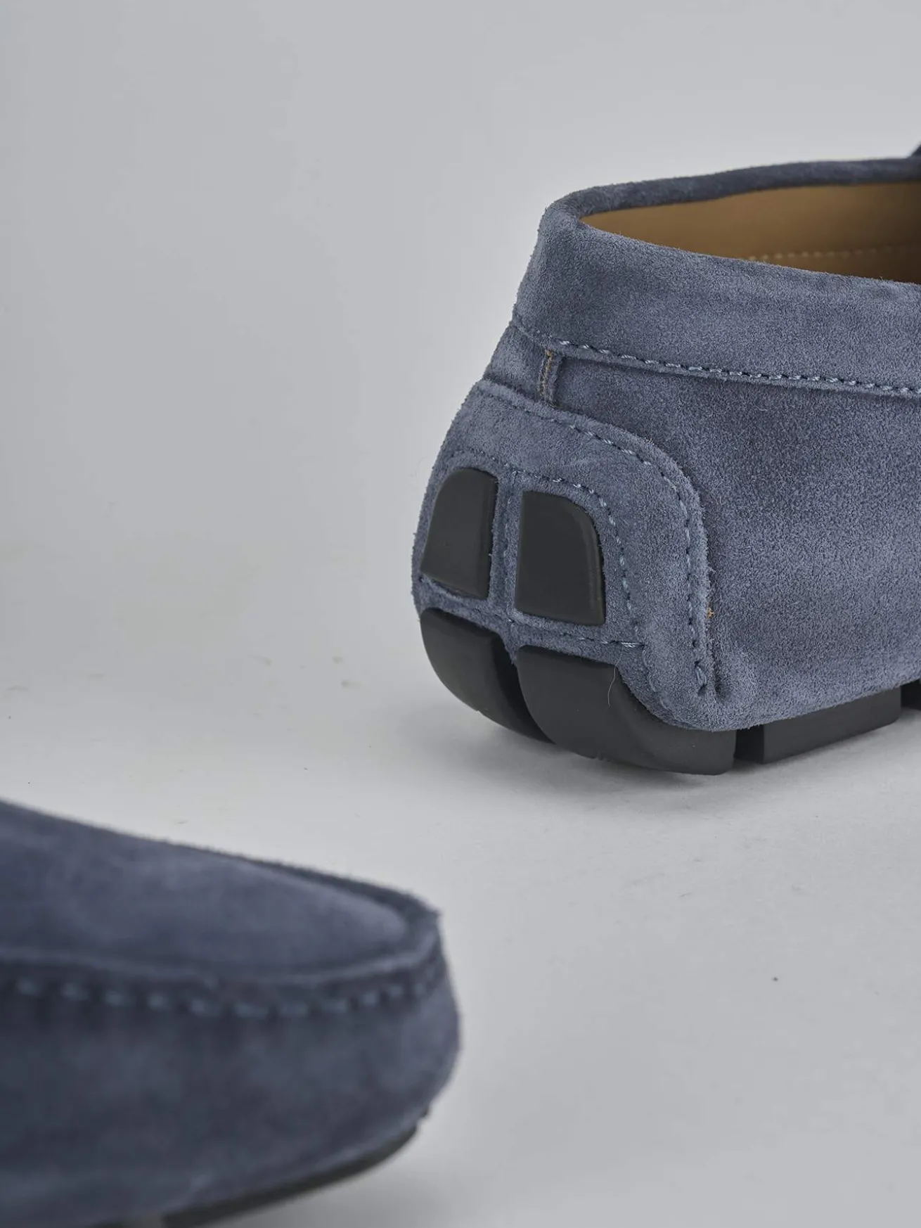 Mocassini camoscio jeans