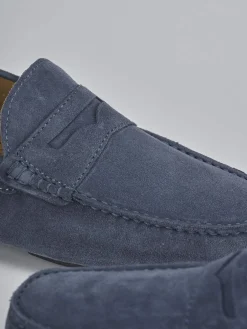 Mocassini camoscio jeans