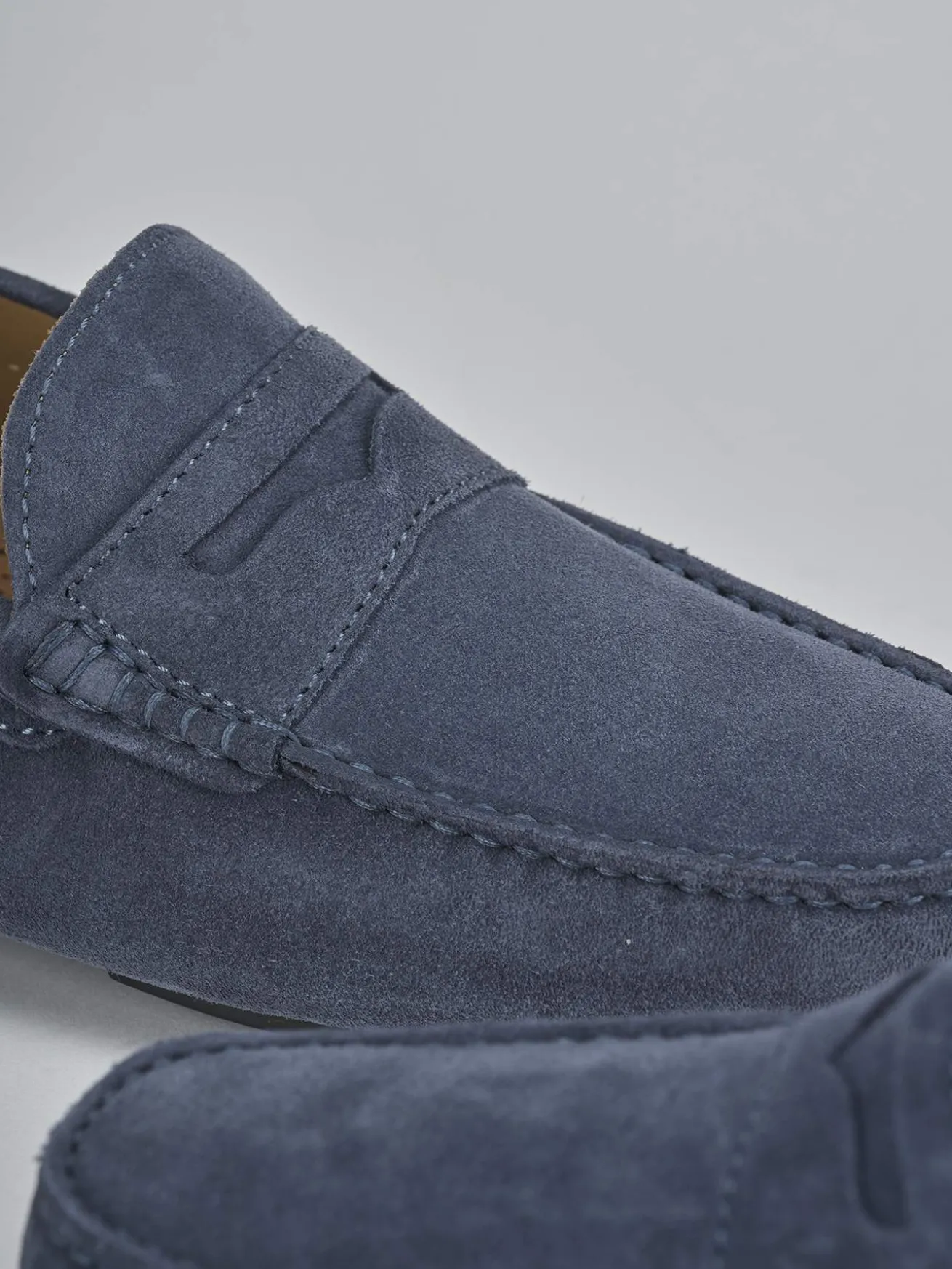 Mocassini camoscio jeans