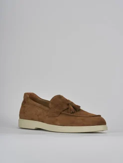 Mocassini camoscio marrone