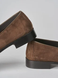 Mocassini camoscio marrone
