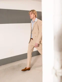 Mocassini camoscio marrone