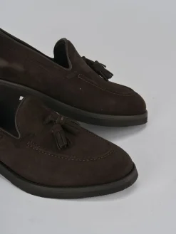 Mocassini camoscio testa