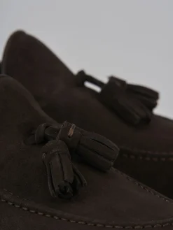 Mocassini camoscio testa