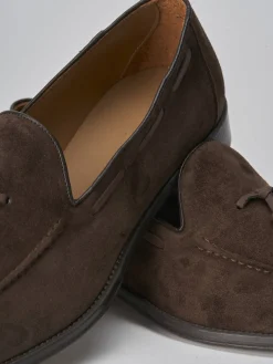 Mocassini camoscio testa