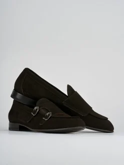 Mocassini camoscio testa