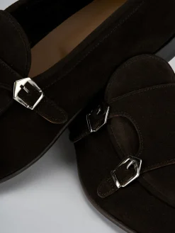 Mocassini camoscio testa