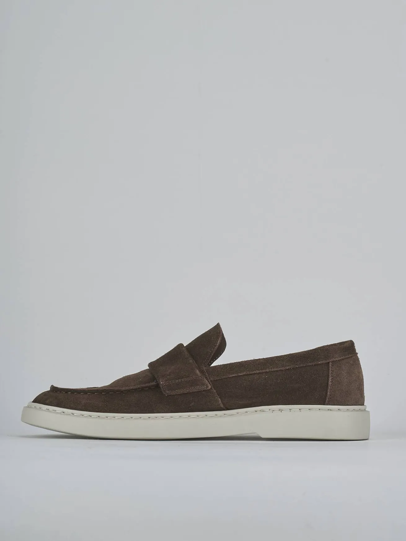 Mocassini camoscio testa