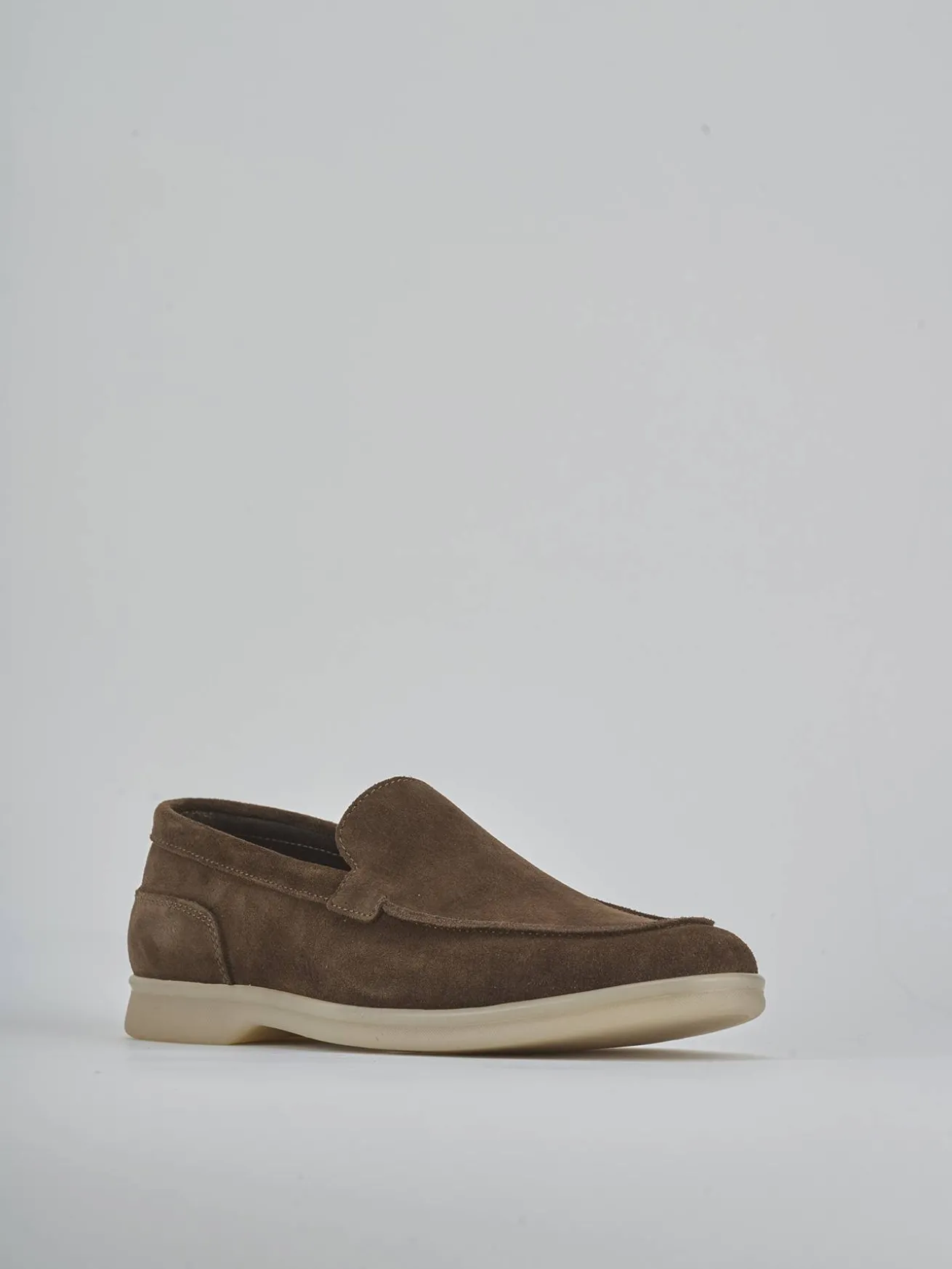 Mocassini camoscio testa