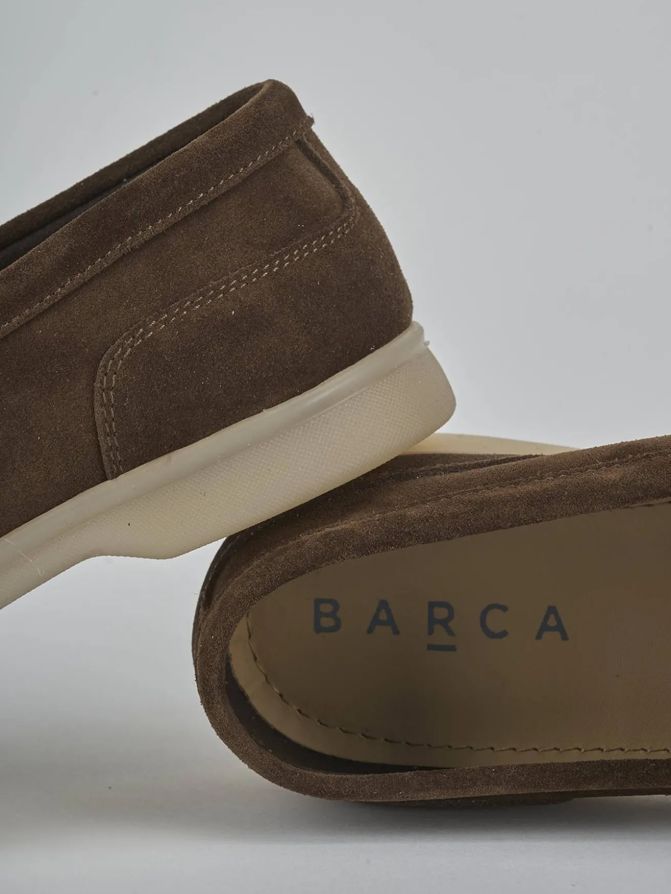 Mocassini camoscio testa