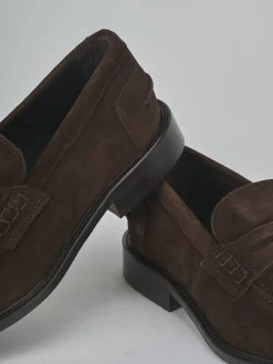 Mocassini camoscio testa