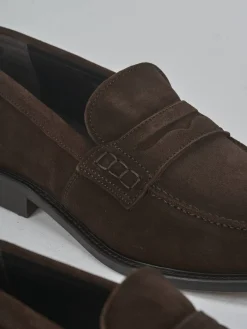 Mocassini camoscio testa