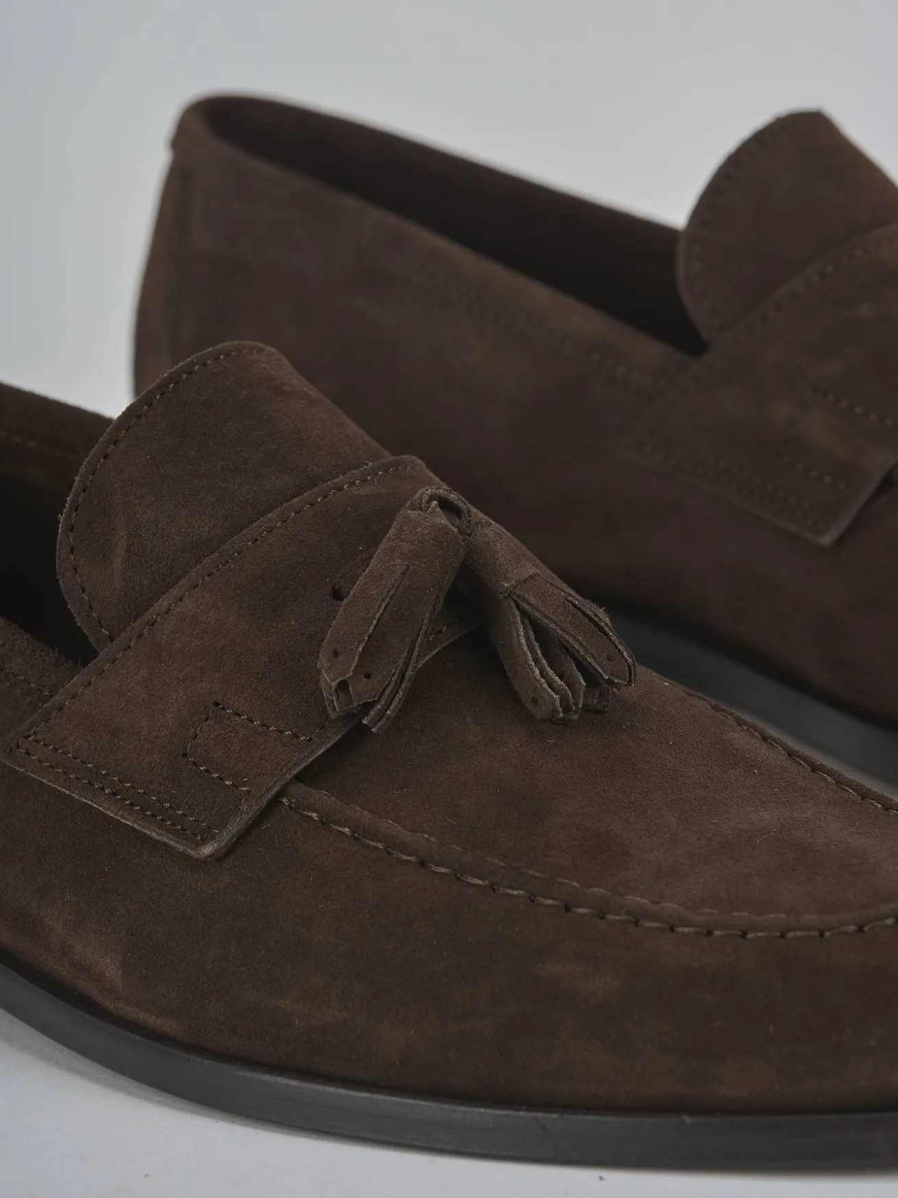 Mocassini camoscio testa