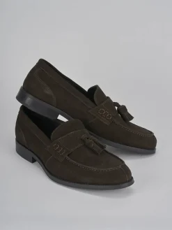 Mocassini camoscio testa