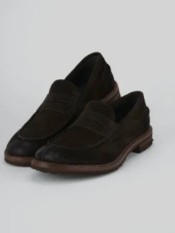 Mocassini camoscio testa