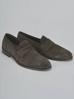 Mocassini camoscio testa