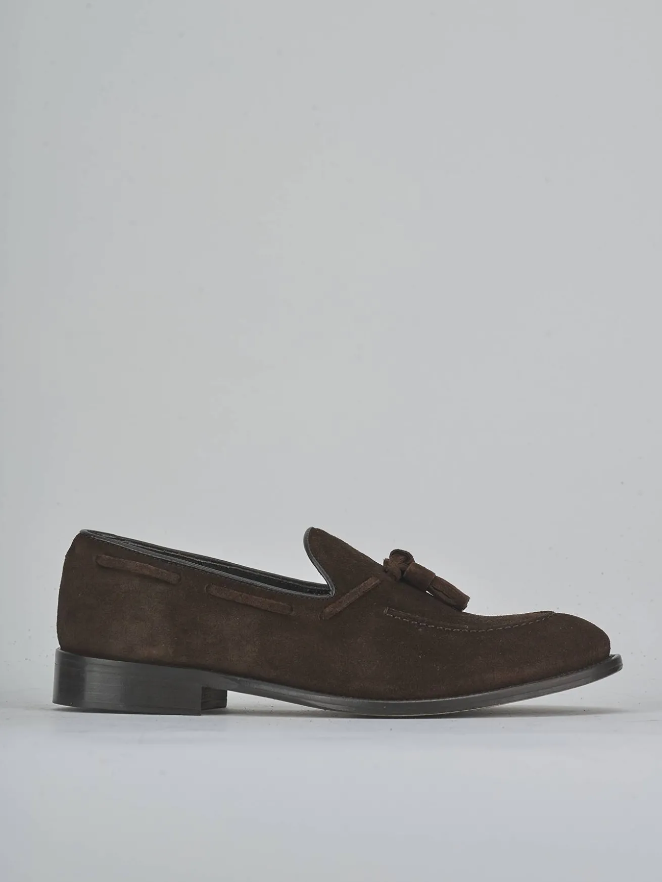 Mocassini camoscio testa