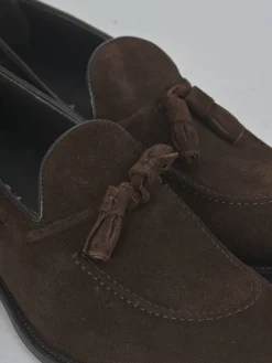 Mocassini camoscio testa