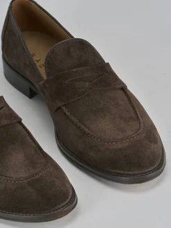 Mocassini camoscio testa