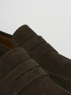 Mocassini camoscio testa