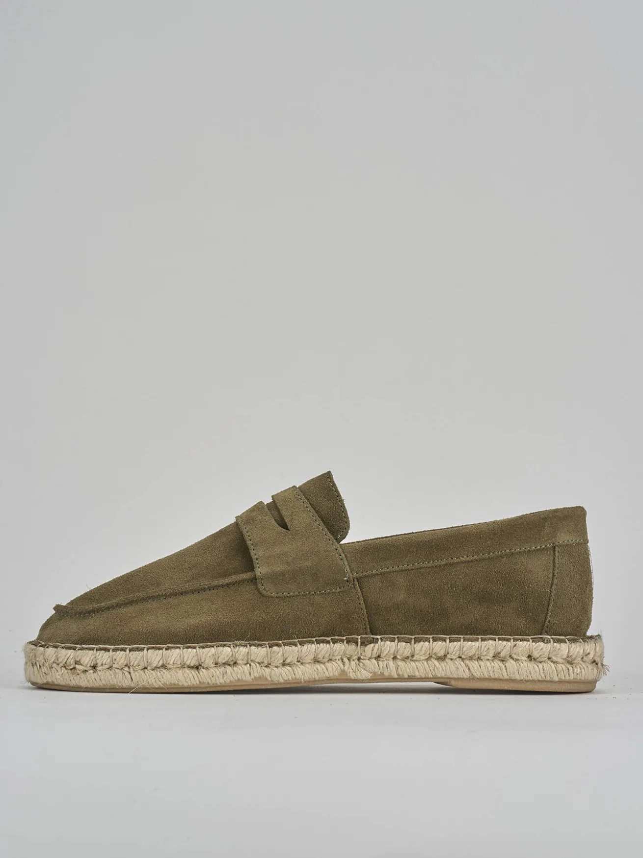 Mocassini camoscio verde