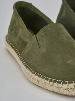 Mocassini camoscio verde