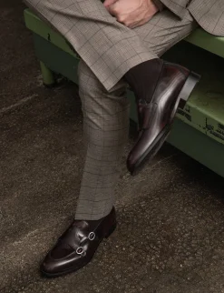 Mocassini pelle bordo'