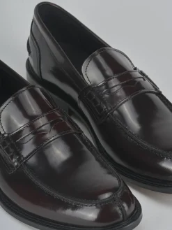 Mocassini pelle bordo'