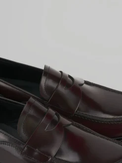 Mocassini pelle bordo'