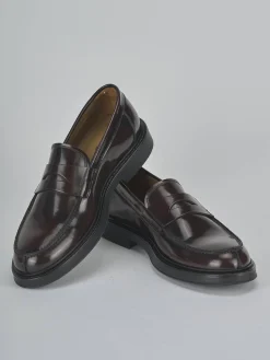 Mocassini pelle bordo'