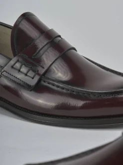 Mocassini pelle bordo'