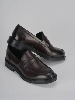 Mocassini pelle bordo'