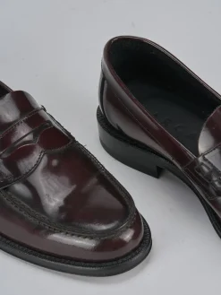 Mocassini pelle bordo'