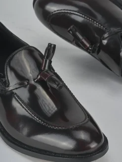 Mocassini pelle bordo'