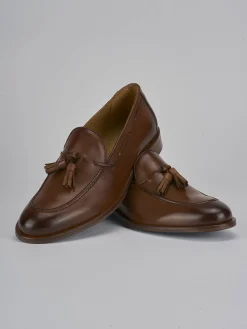 Mocassini pelle marrone