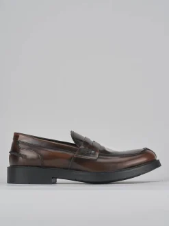 Mocassini pelle marrone