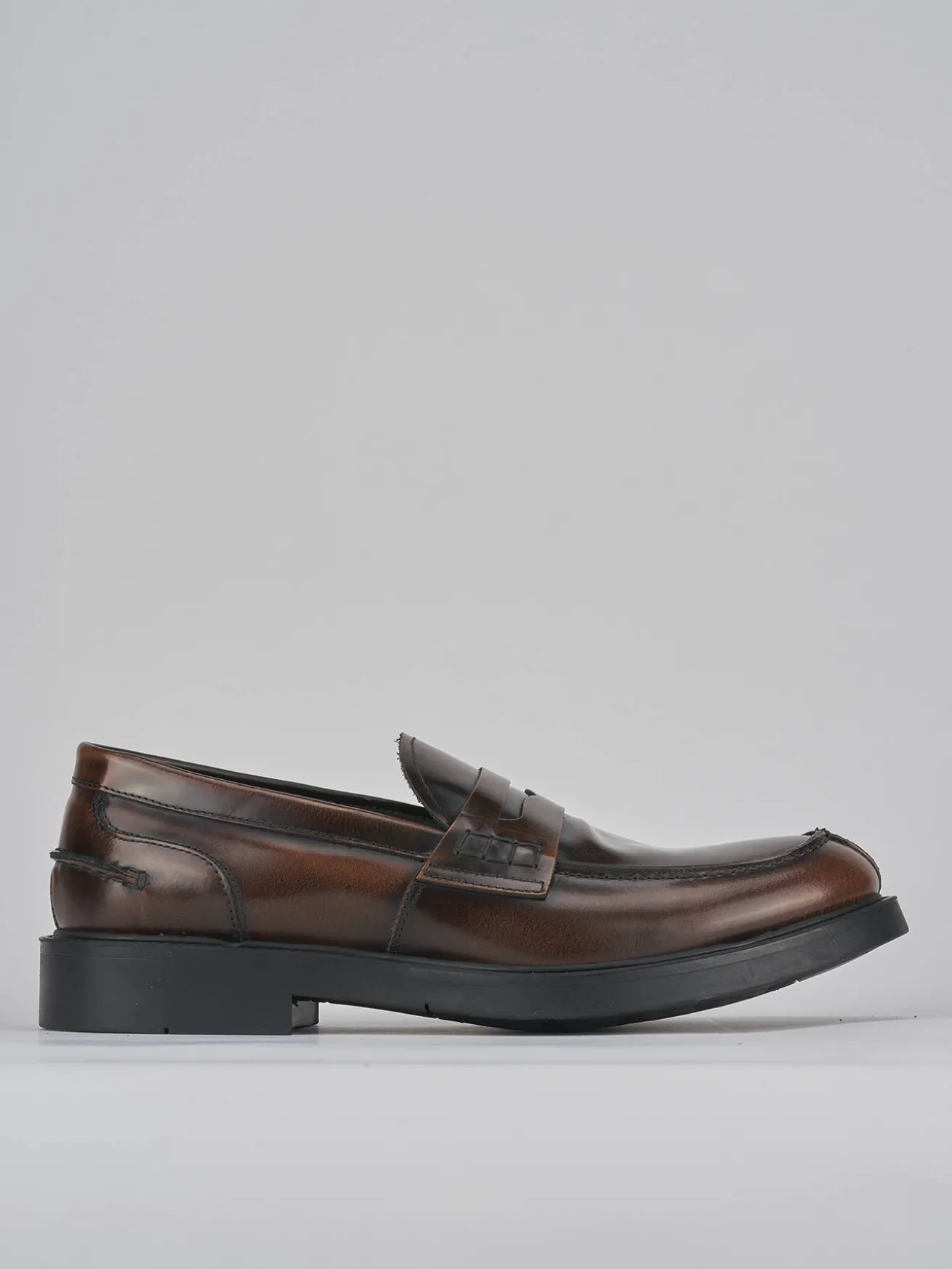 Mocassini pelle marrone