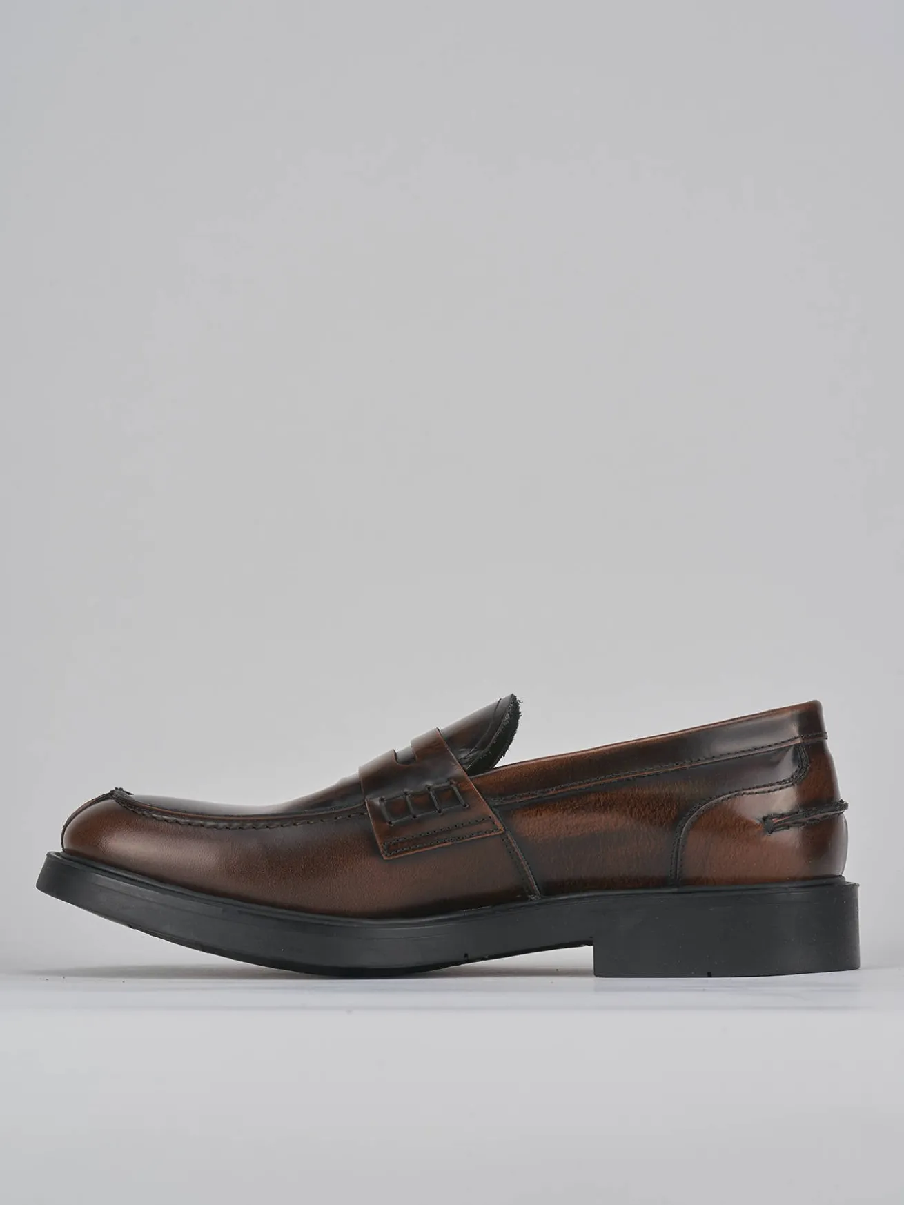 Mocassini pelle marrone