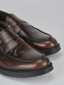 Mocassini pelle marrone