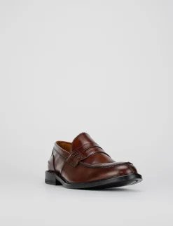 Mocassini pelle marrone