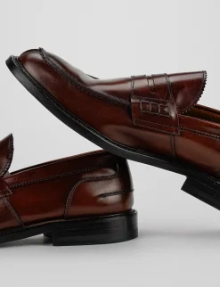 Mocassini pelle marrone