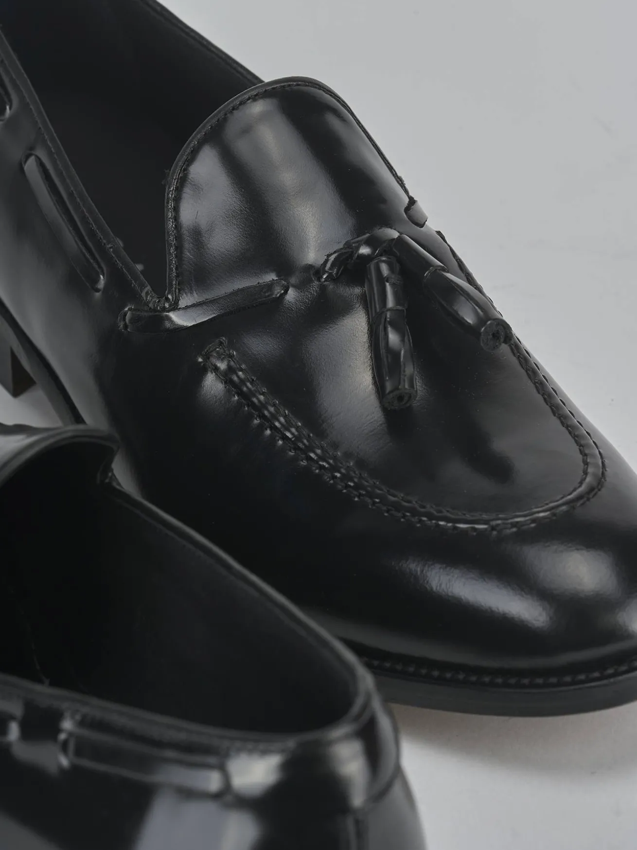 Mocassini pelle nero