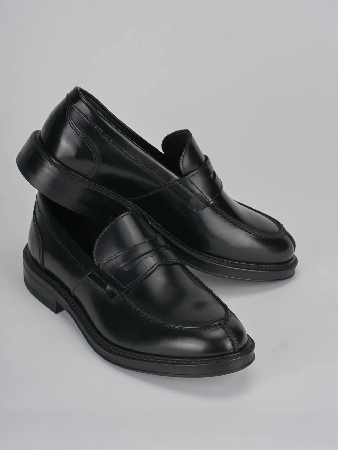 Mocassini pelle nero